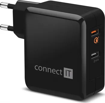 Connect it inwallz qualcomm quick charge 3.0 čierna